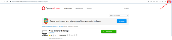 proxy switcher & manager extension