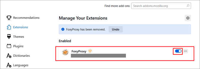 extension toggle 