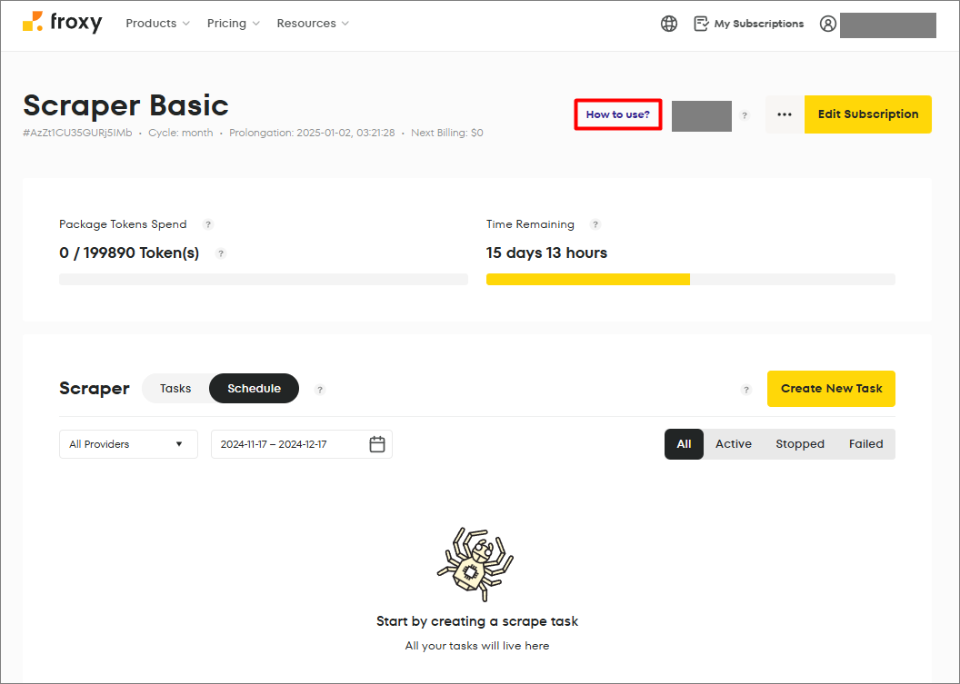 how to use scraper